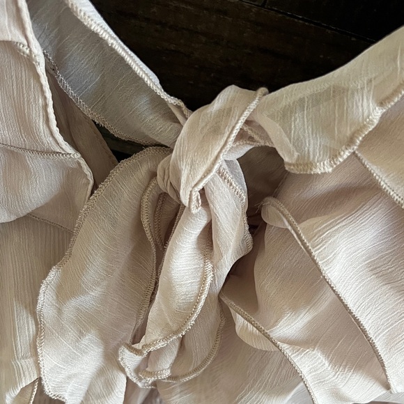 Commense Ruffled Blouse - Cream - Picture 8 of 8